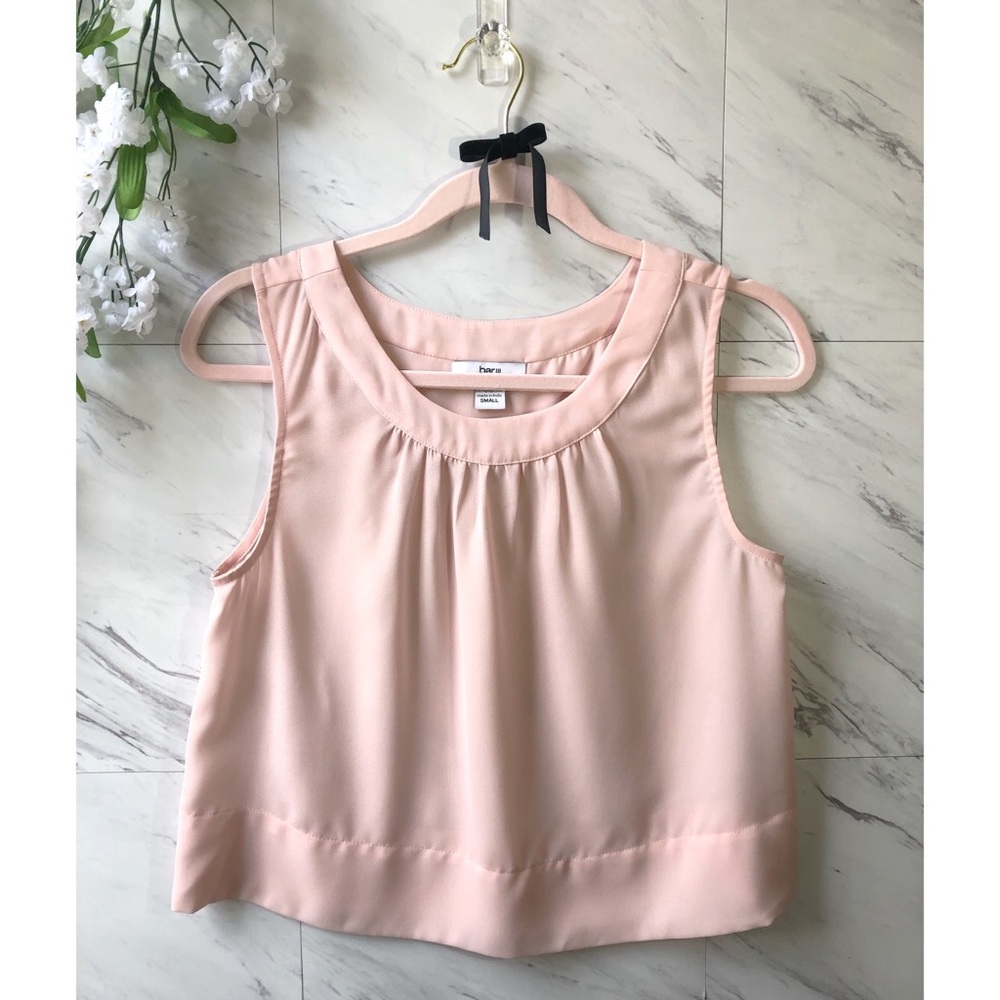 Bar III Crop Top in Pink